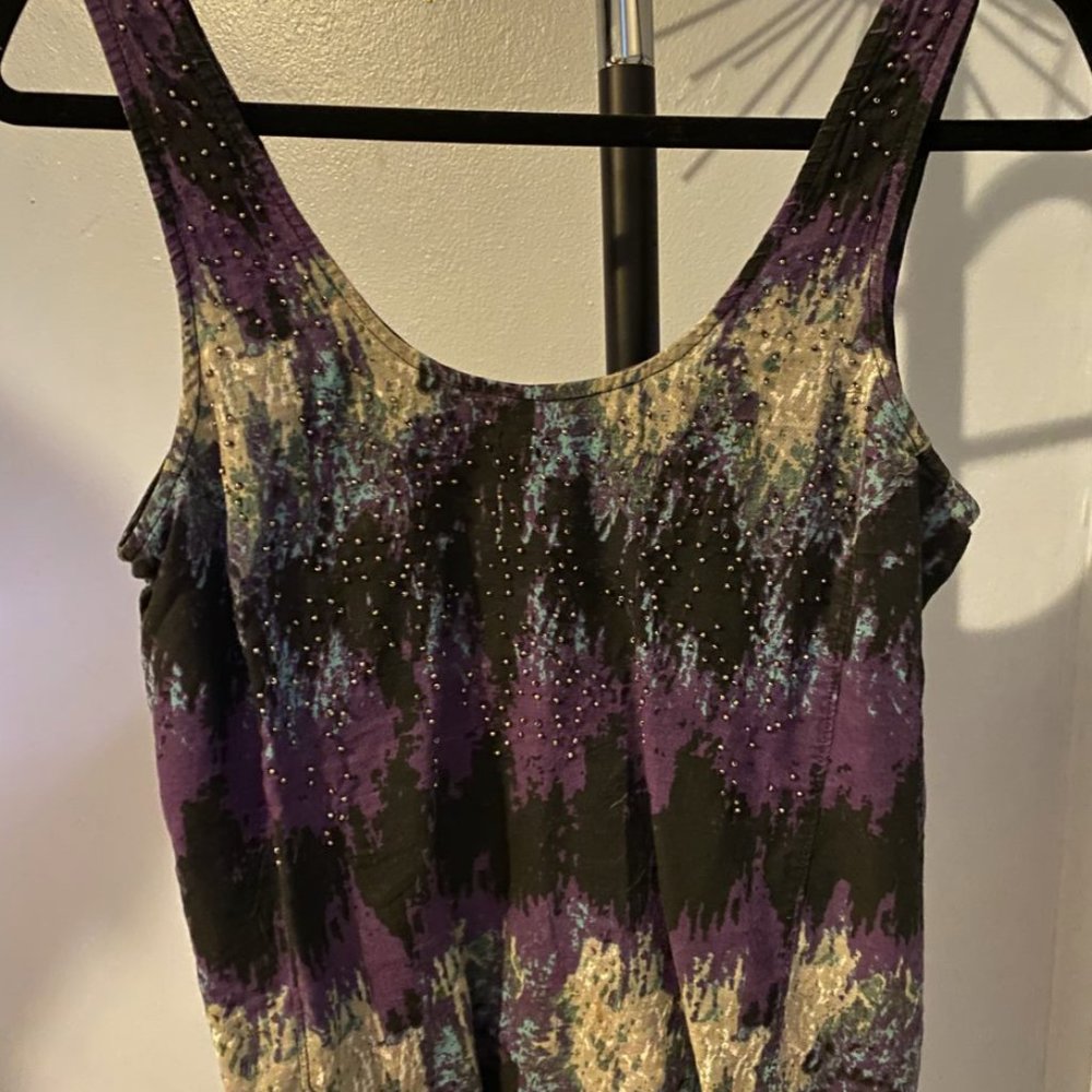 Urban Outfitters Multicolor Beaded Tank
